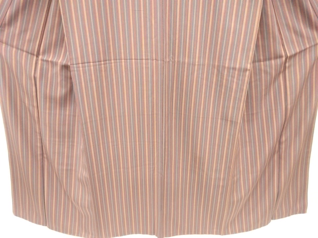  縞模様　小紋着物